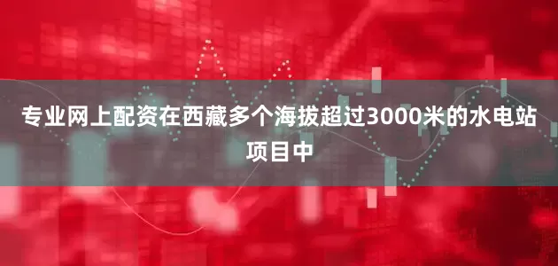 专业网上配资在西藏多个海拔超过3000米的水电站项目中
